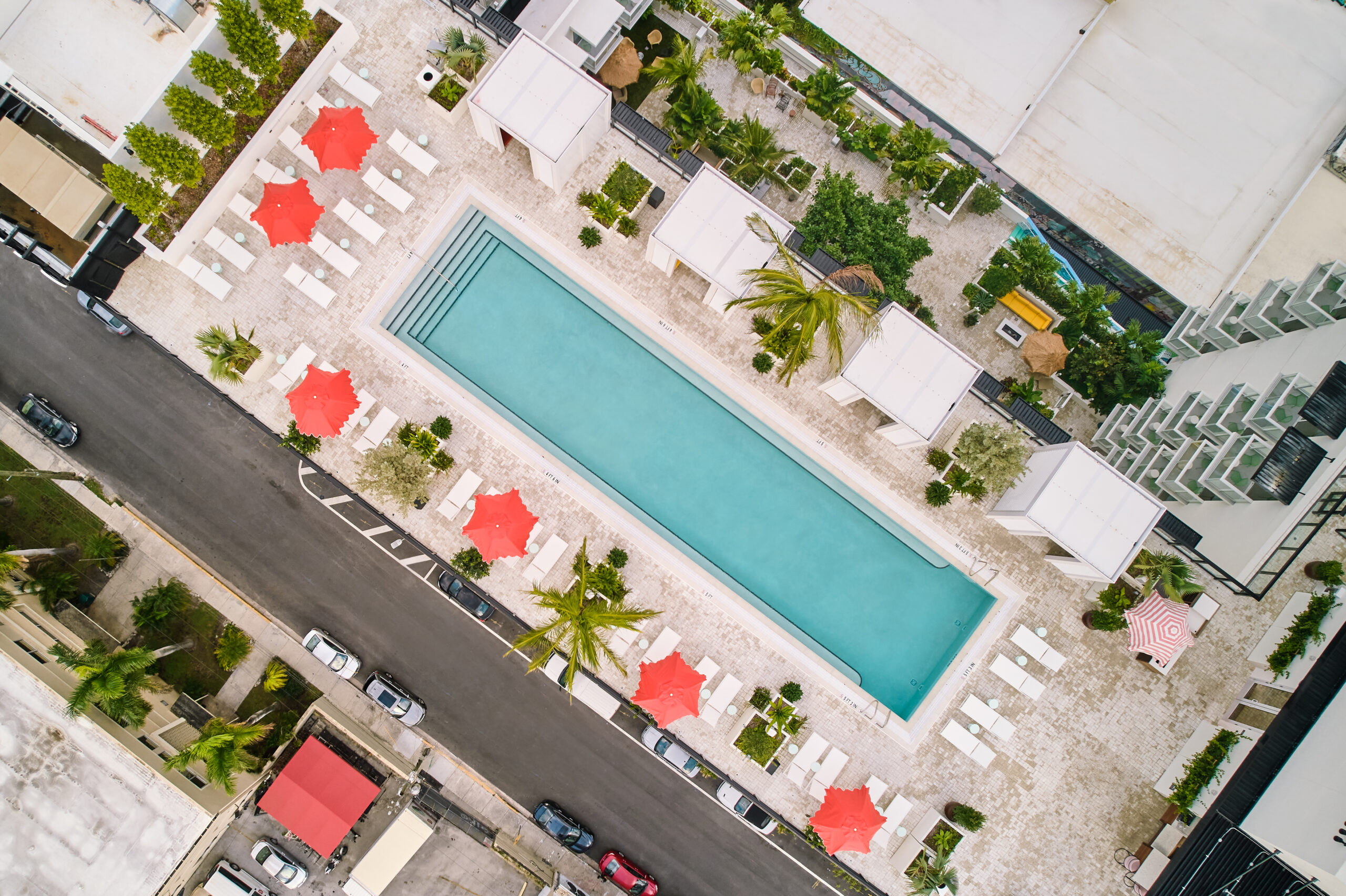 art wynwood rooftop bar aerial view